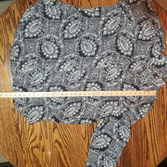 Diane Von Furstenberg The Color Authority Button Up Blouse Long Sleeve 1X/2X - Picture 7 of 10